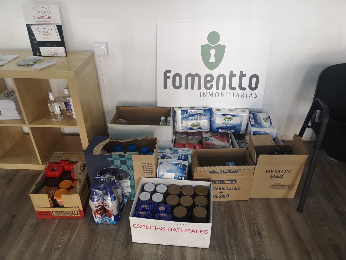 ALIANZASevilla's tweet photo. #KilosDePaz, desde @ALIANZASevilla 🙏🙏
GRACIAS a las #Inmobiliarias de @ALIANZASevilla que han contribuido a la ”Campaña solidaria de recogida de alimentos #KilosDePaz”, organizada por la @HermandadPaz. Hoy más que nunca
#JuntosSumamos 👉Conócemos en https://t.co/IBYEHUFbPT https://t.co/qC1kP8mjiE