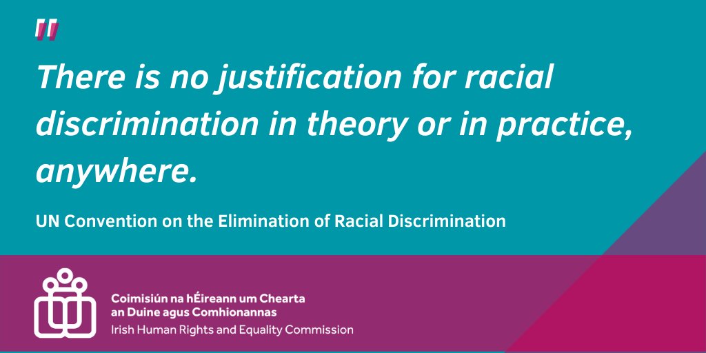 There is no justification for #racialdiscrimination in theory or in practice, anywhere.