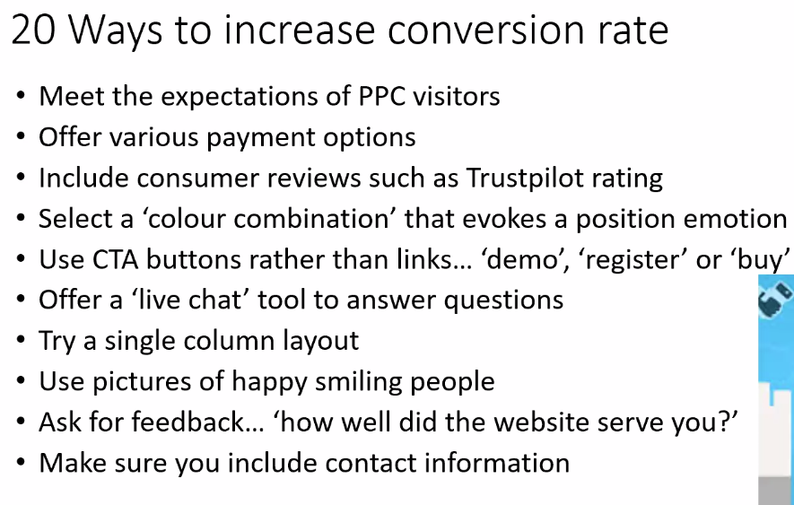 BooYahZA's tweet photo. Some great tips on how to increase your conversion rate on your website in the @HenleyAfrica #SMESessionsPlus today!
Which one of these are you going to try first? https://t.co/3m6ih7c0bb