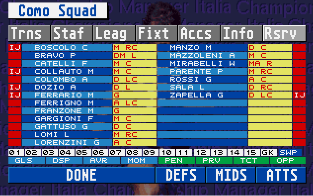 Championship Manager Italia 95 Cmitalia95 Twitter