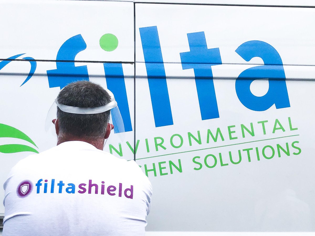 FiltaEKS's tweet photo. To protect against #COVID, the dining team at Southeastern Baptist Theological Seminary called for #FiltaShield. #Filta Franchise Owners Al Baldy, Robert Moseley, Jim McCormick, & technician John Little teamed up to provide SBTS with #sanitization & peace of mind. #coronavirus https://t.co/b7aEMLTioE