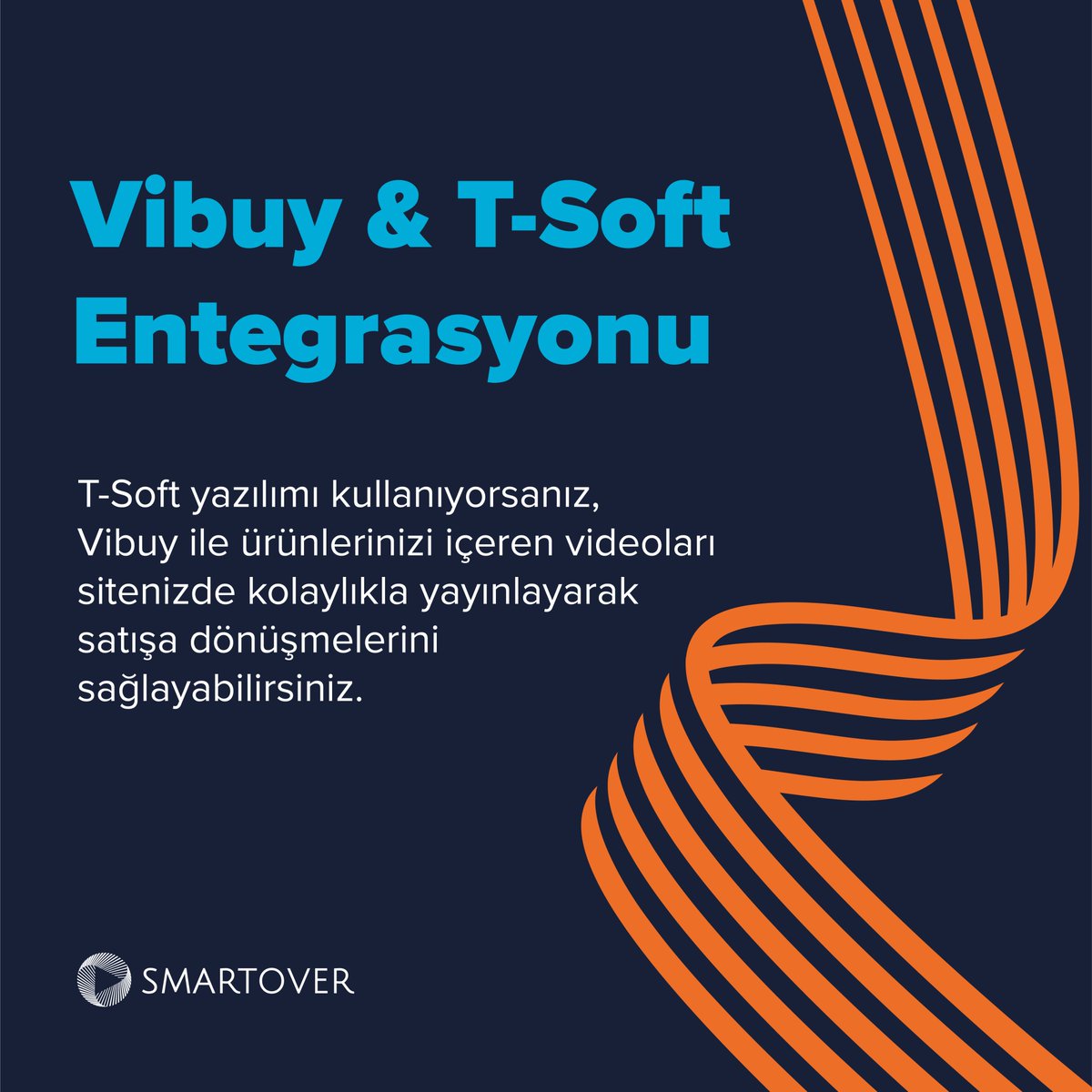 Smartover tarafından geliştirilen VIBUY <a href="/tsofteticaret/">T-Soft E-Ticaret Çözümleri</a> entegrasyonu ile karşınızda. Tsoft yazılımı kullananlar VIBUY'ın tıkla ve satın al konsepti ile videolarını satışa dönüştürecek.
.
smartover.net
.
 #software #ecommerce #tsoft  #yazılım #bursa #bursayazılım