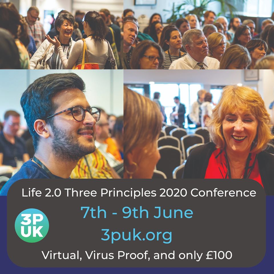 Our annual well-being 3 day conference is free for NHS staff and only £100 for everyone else. It's also fully virtual, and perfect for a fresh mental start on life.

Please join us. - 3puk.org
