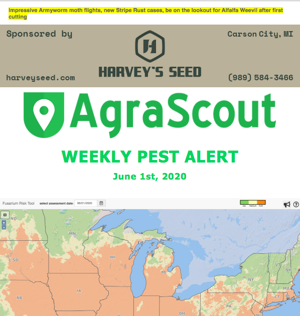 AgraScout's tweet photo. Our weekly pest alert newsletter is out!

https://t.co/0mYAv8tInn https://t.co/6qJRBMY0CW