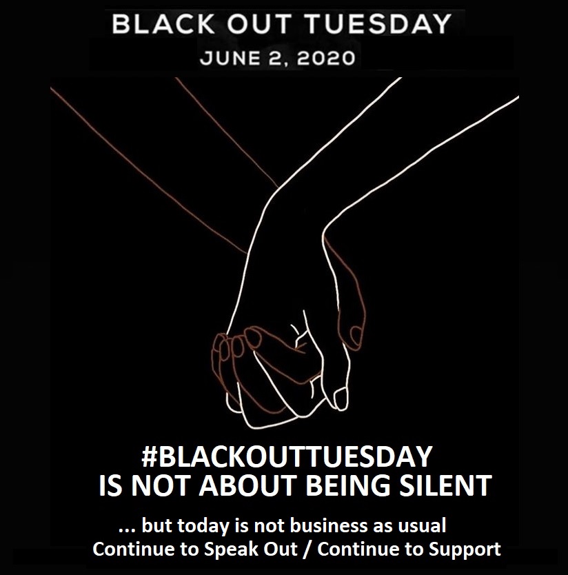 Toronto's tweet photo. Today is #BlackOutTuesday ⬛ https://t.co/XEbPjkCVPk