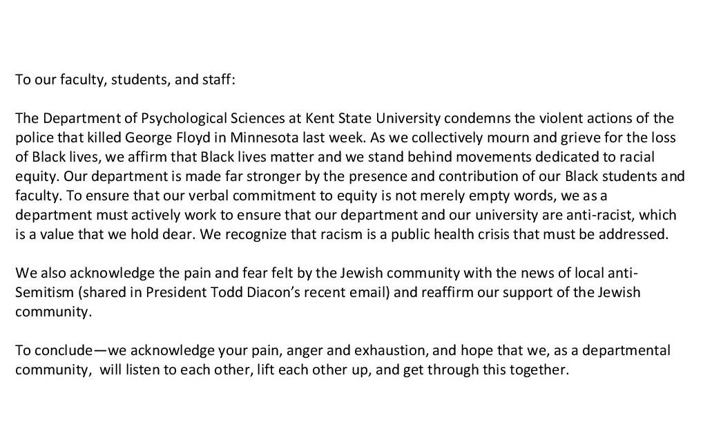 Kent State Univ Dept of Psychological Sciences (@kentstatepsych) on Twitter photo 