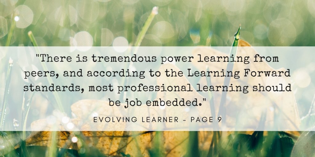 mjjohnson1216's tweet photo. #MondayPrompt - I just realized I was so caught up in reading what everyone else shared yesterday I forgot to add one of my own favorite quotes from the book.!
#BookCampPD strongly believes in educators learning from their peers! Great weekly conversations each Sunday PM https://t.co/V3MmMSxweZ