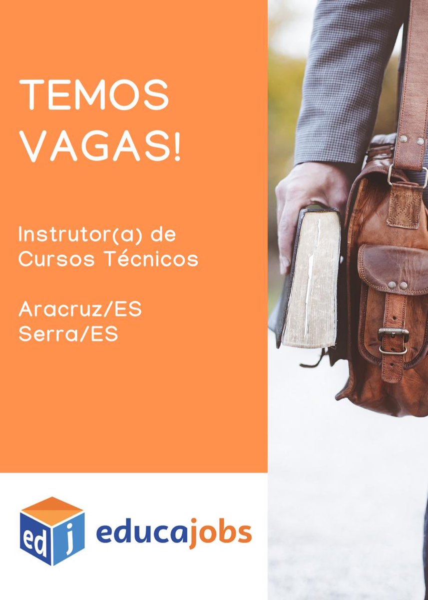 Educajobs_'s tweet photo. #professor #cursotécnico #ensinotecnico #desenvolvedordejogos #desenvolvedorweb #engenhariasdesoftwear #jogosdigitais #programadordejogos #desenvolvedorgames #youtuber #cursoyoutuber #artistadigital #vagases https://t.co/jaVmLnJlPW