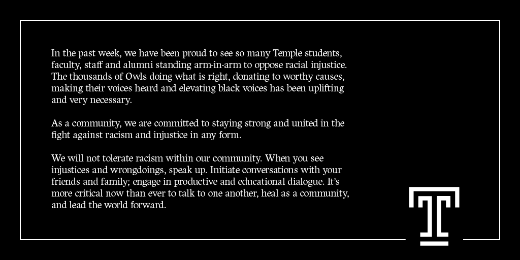 Temple University (@templeuniv) on Twitter photo 