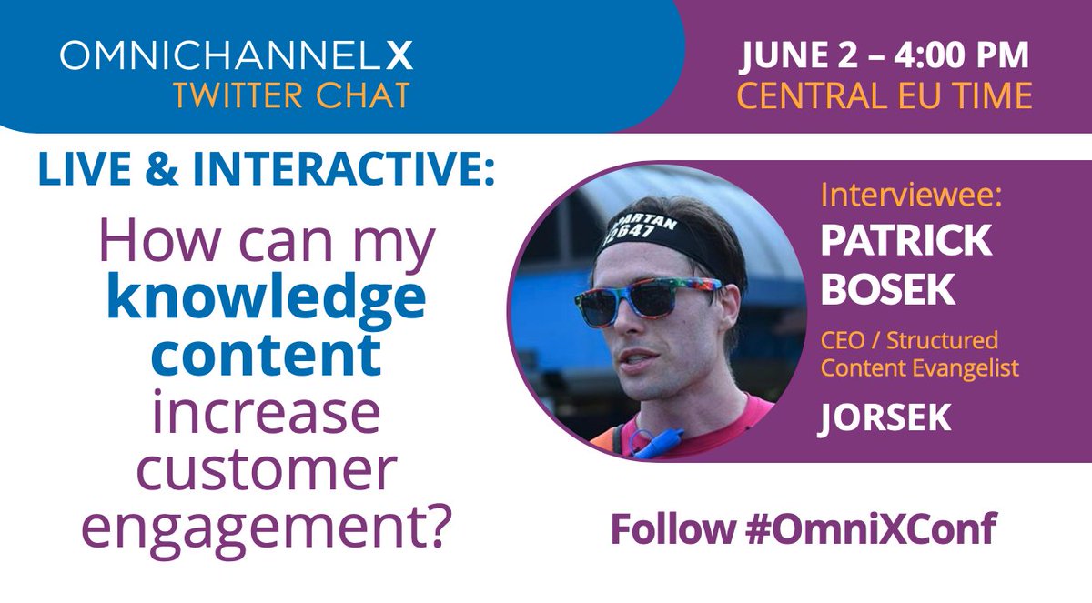 OmnichannelX's tweet image. Any other questions for @PatrickBosek? Now’s your chance to ask! #OmniXConf
#KnowledgeManagement #KnowledgeContent #Omnichannel #UX