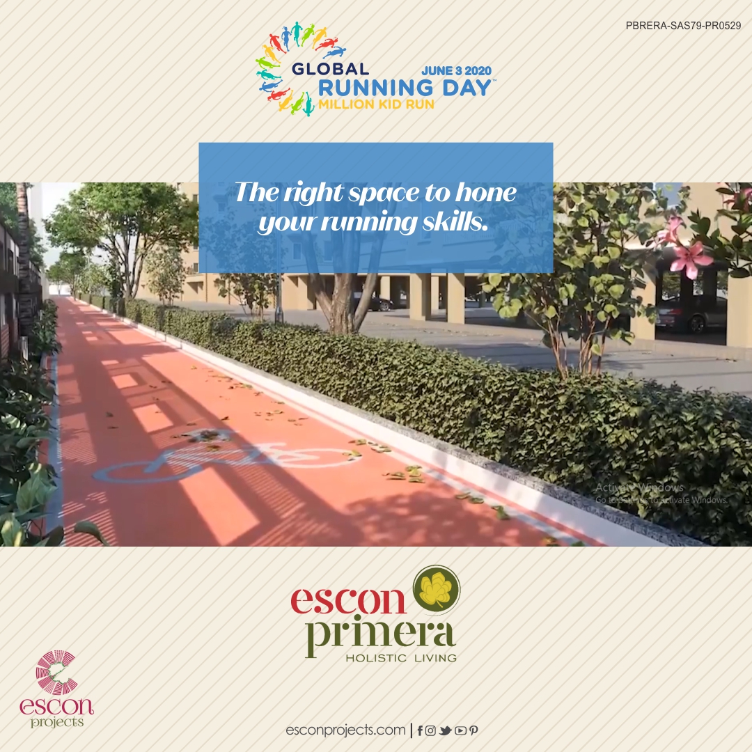 Escon_Projects's tweet photo. Find the right space to hone your running skills here. 🏃‍♀️🏃‍♂️

#EsconProjectsZirakpur #GlobalRunningDay #RealEstate https://t.co/luXirOAmep