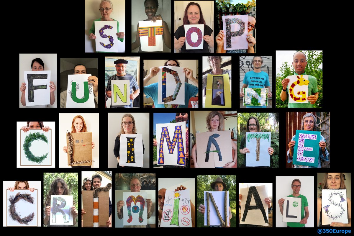 MacBethPro's tweet image. President @Lagarde and @ECB: why are you funding climate criminals with #COVID19 recovery money?
No more money for #fossilfuels like @Shell &amp;amp; @Total! 
Ensure recovery funds go to #peopleNOTpolluters.

#JustRecovery #Rebuild4People