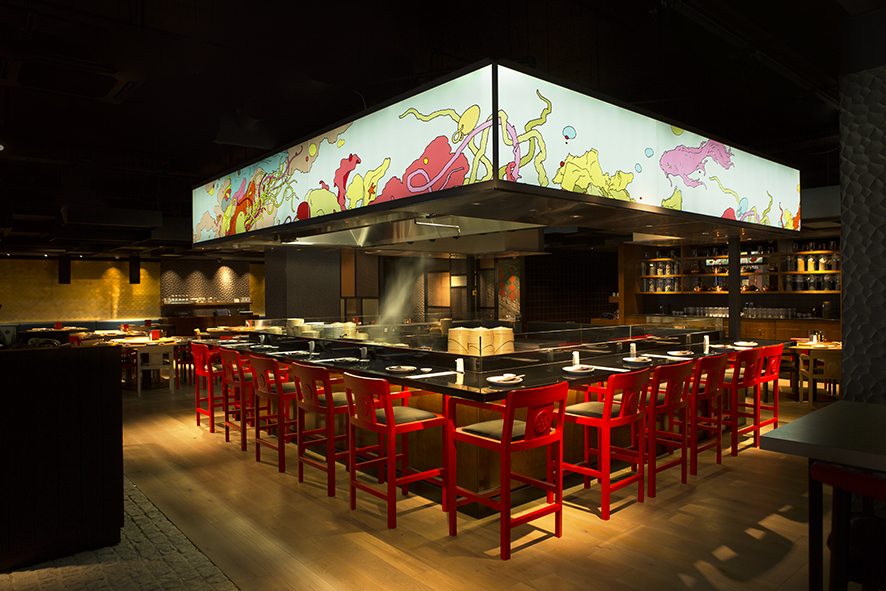 The #cocktail area reference ‘the #urban side of #Shanghai #chic’ through #photographs, while the #tea #bar is more relaxed with silks and softer brown and beige #colours. The #dimsum #counter engage #diners in the folding and making of their little #parcels 🍤- <a href="/pingpongdimsum/">Ping Pong Dim Sum UK</a>