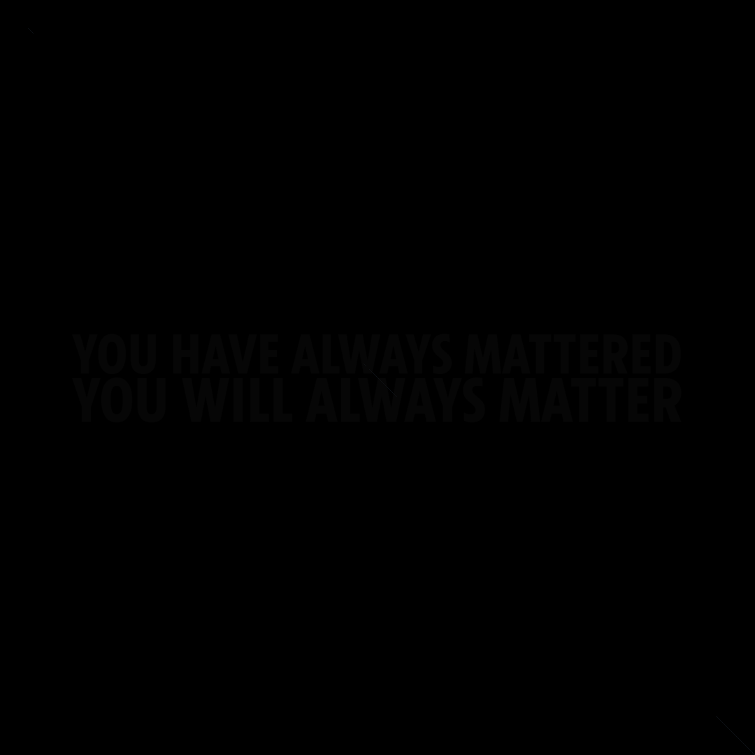 thislivingword's tweet photo. You have always mattered
You will always matter #blacklivesmatter #BlackOutTuesday https://t.co/JpO4btIRmX