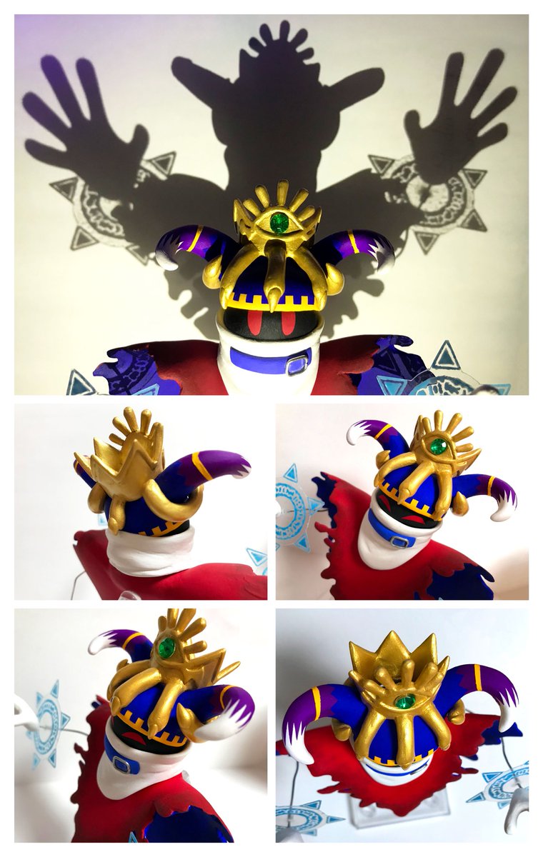 Twitter 上的 なてき 星のカービィwiiのマホロア第1形態 クラマホ のフィギュアを作りました 材料 石粉粘土 プラ板 T Co Eib4mop4b7 Twitter