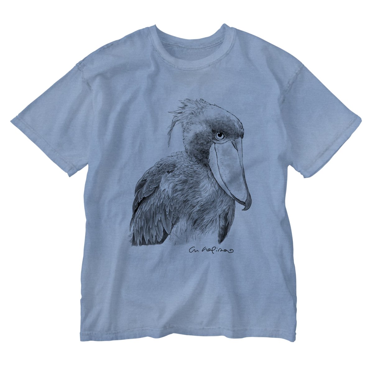 ファンの皆様お待たせしましたハシビロコウ祭りの始まりで す ほんとはもっとグッズ 萩岩睦美のイラスト