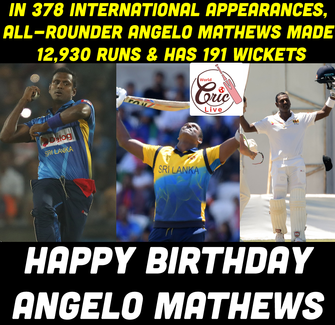 Happy Birthday Angelo Mathews 