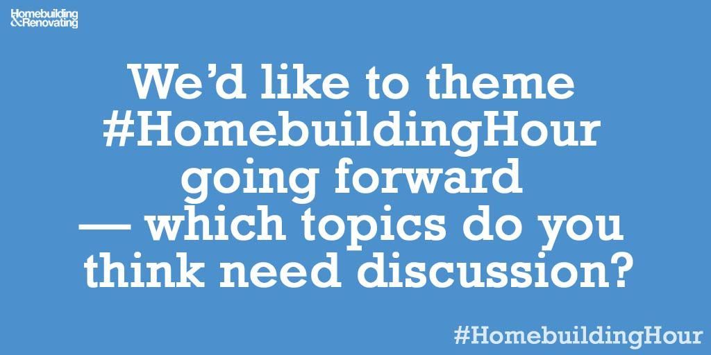 And finally, thanks for your support for #HomebuildingHour - so we wanted to hand this next one over to you .... ❗️QUESTION 4 ❗️

#HomebuildingHour #InThisTogether #HBRShow20