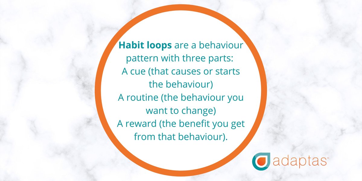 #Habit #HabitLoop #Routine #Reward #Cue #LearningisHabitChange #OurLearningBrain #MaximizingBrainPotential #Adaptas #AdaptasTraining