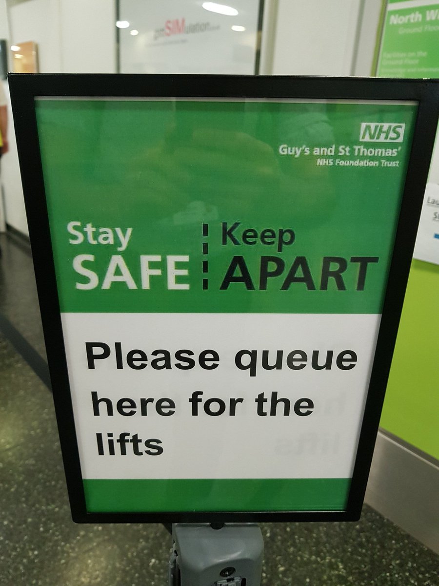 mdcarden's tweet photo. Our new 'Stay safe, keep apart' campaign has kicked off this week @GSTTnhs to support our efforts to keep our patients and staff safe while they are on our hospital and community sites #NHSComms https://t.co/CLYSSLUeuQ