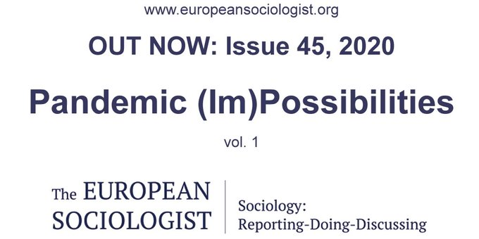 CPERN06's tweet photo. Covid-19, Critical Political Economy, and the End of Neoliberalism? 

CPERN board members comment in the new issue of The European Sociologist: PANDEMIC (IM)POSSIBILITIES

https://t.co/XCz2bjIuQx

with @YPYurchenko @BerndBonfert @djbailey231 and Owen Worth
@ESA_Sociology https://t.co/AmIgHbF5lZ