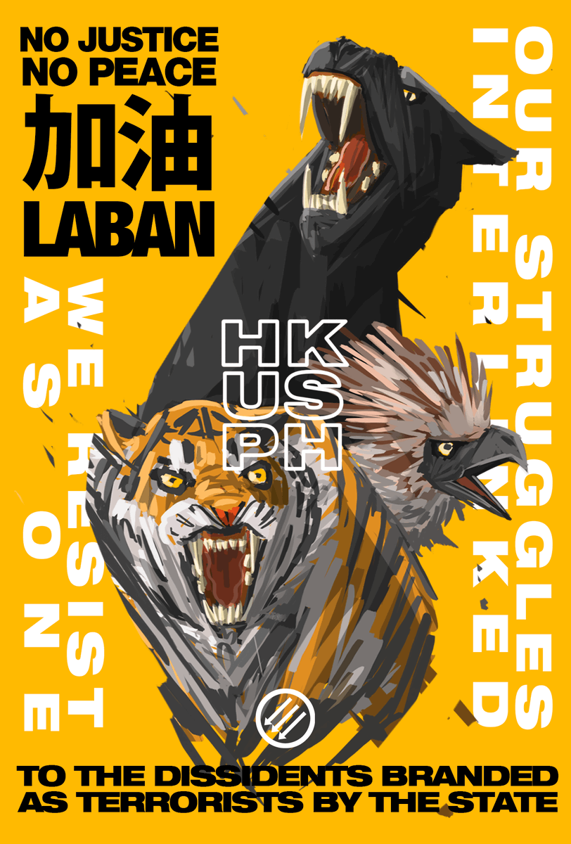 We live in different parts of the world.
We speak different languages. 
But our struggle is the same.

#blacklivesmatter
#standwithhongkong
#junkterrorbill
