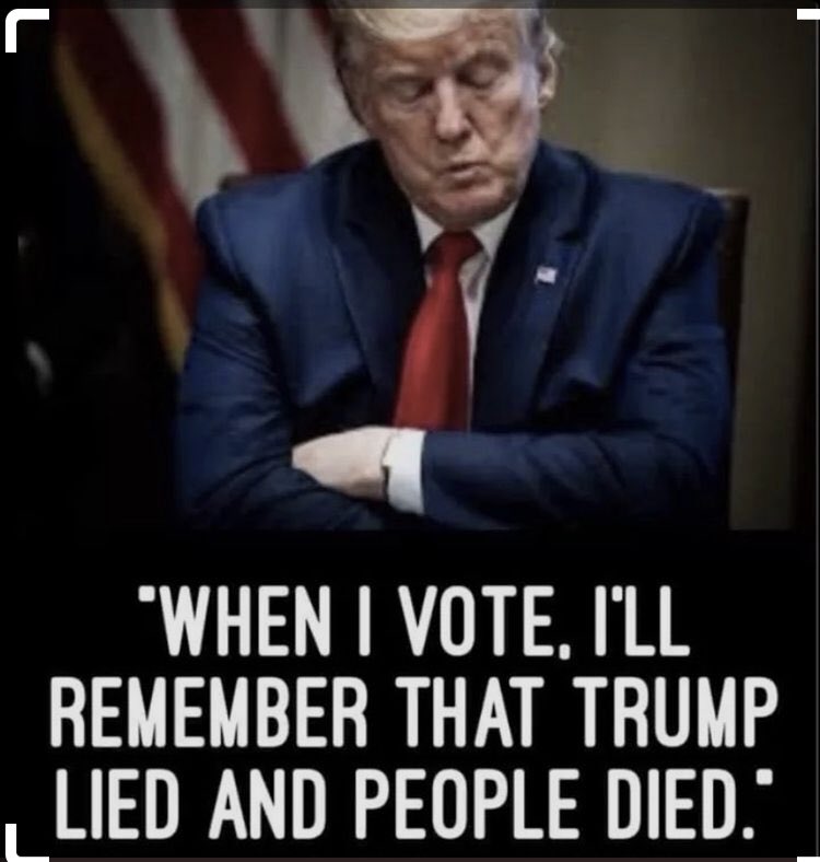 runner2469's tweet photo. @overwatchDSX @Alyssa_Milano I'm STILL trying to figure out how he didn't BURST INTO FLAMES
#TrumpDeathToll100K PLUS!
America LEADS THE WORLD
In #COVID19 Deaths!
&amp; #TrumpIsResponsible
What Will it Take 4 #ComplicitCorruptGOP
To #ShowSomeIntegrity
The WORLD is watching
America
#VoteOutHate
#GOPBetrayedAmerica https://t.co/Od5csMyWfH