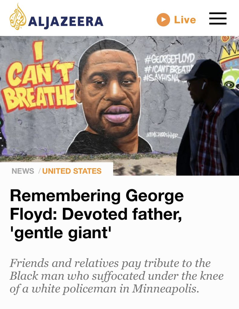 KTHopkins's tweet photo. Which is the truth? 

Devoted father. Gentle giant. 

Or 

Serial offender. Violent criminal. 

#GeorgeFloyd https://t.co/7XV9WpEQqi