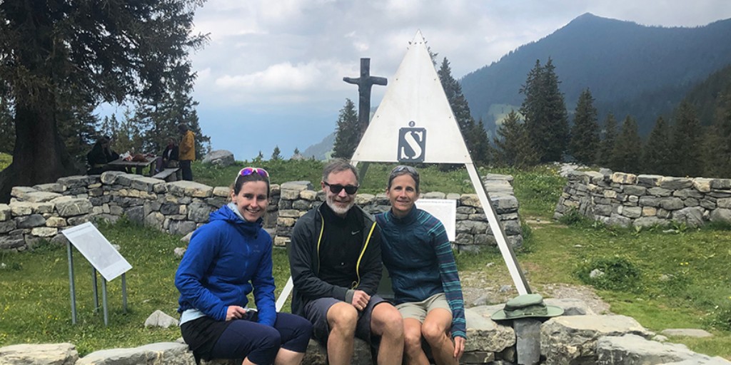 ZISnews's tweet photo. 37 members of our community took part in #onemillionrun, covering 430km between them. Dominic Sutcliffe, Class of 2014, ran more than a marathon and faculty members Aynsley O'Carroll, Garret & Susan Hinebauch hiked 54km with 3,300 meters elevation! #ZISExperience https://t.co/MvZ7qyMKS7
