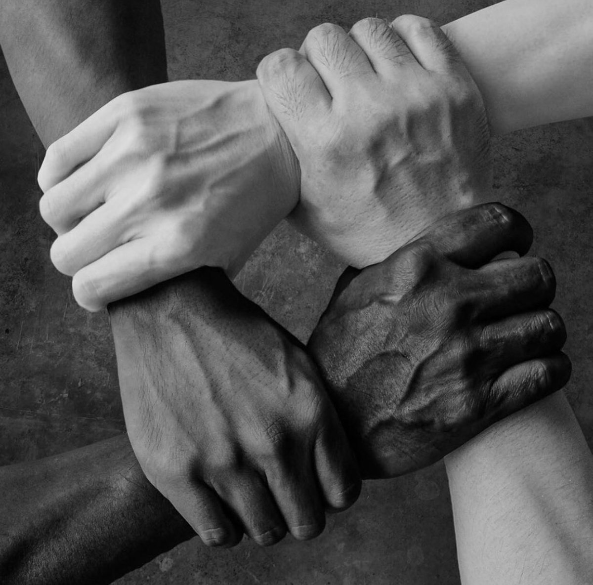 No matter our skin color, we are all united. 💪🏻💪🏼💪🏽💪🏾💪🏿 #blackoutday #blackouttuesdsy