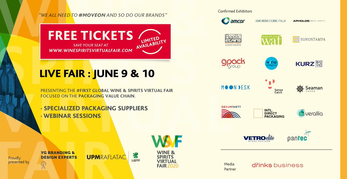 Wine &amp; Spirits Virtual Fair - a trade fair has never before been so convenient to visit.
Registration is open!
winespiritsvirtualfair.com

#design #gin #flexiblepackaging #foldingcarton #luxuryspirits #embossing #lookandfeel #craftlabel #hotfoil #rhinoflatbedembossing