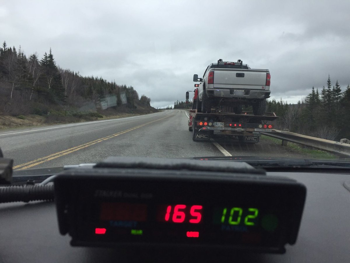 RCMP Traffic Services West tickets one driver for excessive speed and arrests another driver wanted on a warrant #RCMPNL rcmp-grc.ca/72019