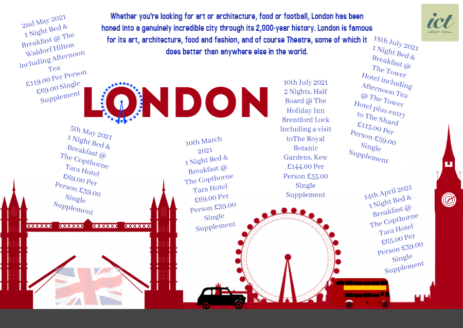 ICTGroupTravel's tweet photo. London, the capital of England and the United Kingdom, is a 21st-century city with history stretching back to Roman times. Iconic landmarks such as #HousesofParliament, #BigBen #towerbridge #WestminsterAbbey What better time to visit in 2021. https://t.co/DY5cqFaybo