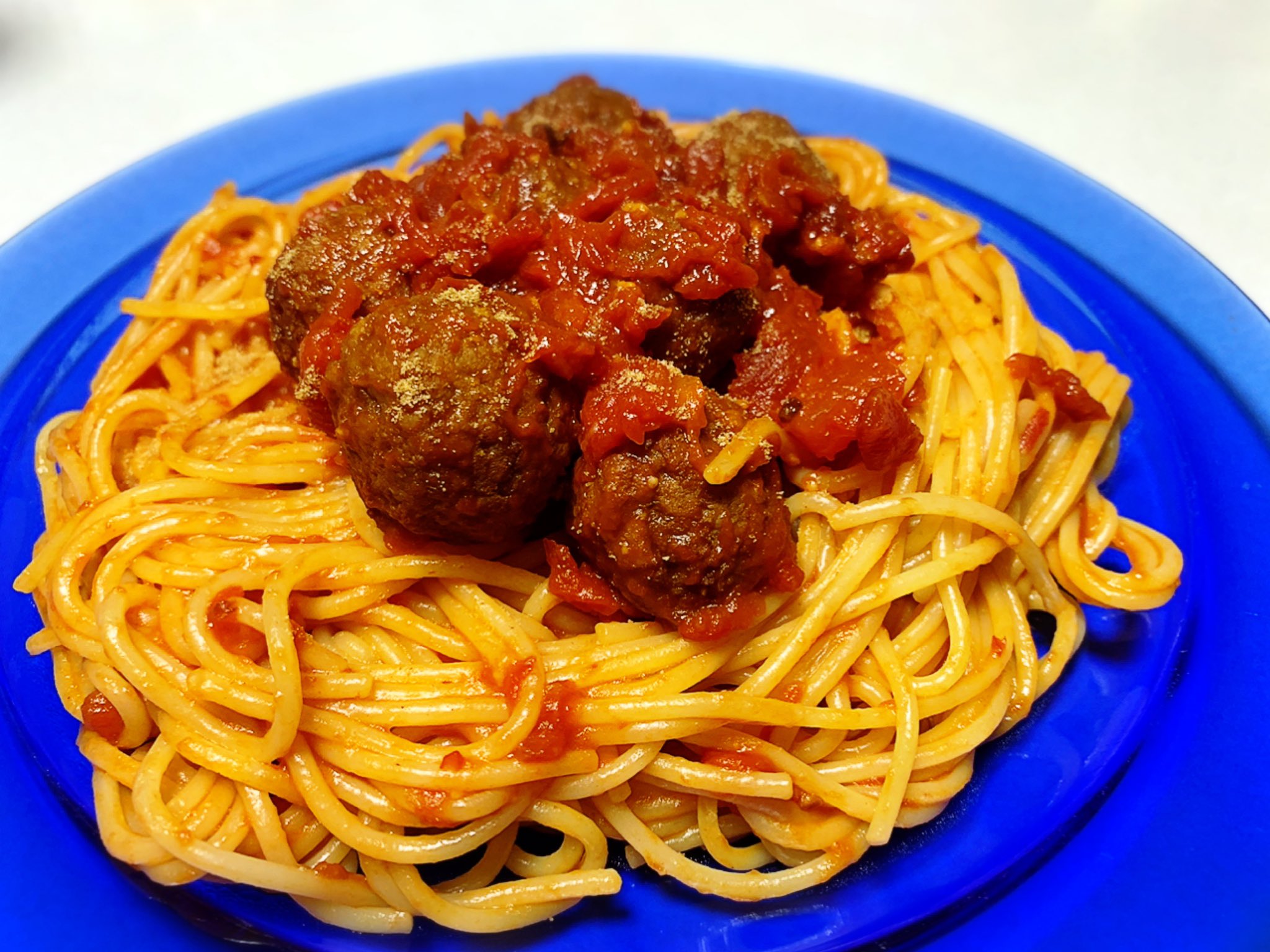 Nya Spaghetti With Meatballs 英語表記にしたのは コレは決して カリオストロの城 ではなく わんわん物語 のメニューだからである 自宅めし パスタ ミートボールパスタ ミートボールスパゲッティ Spaghettiwithmeatballs わんわん物語