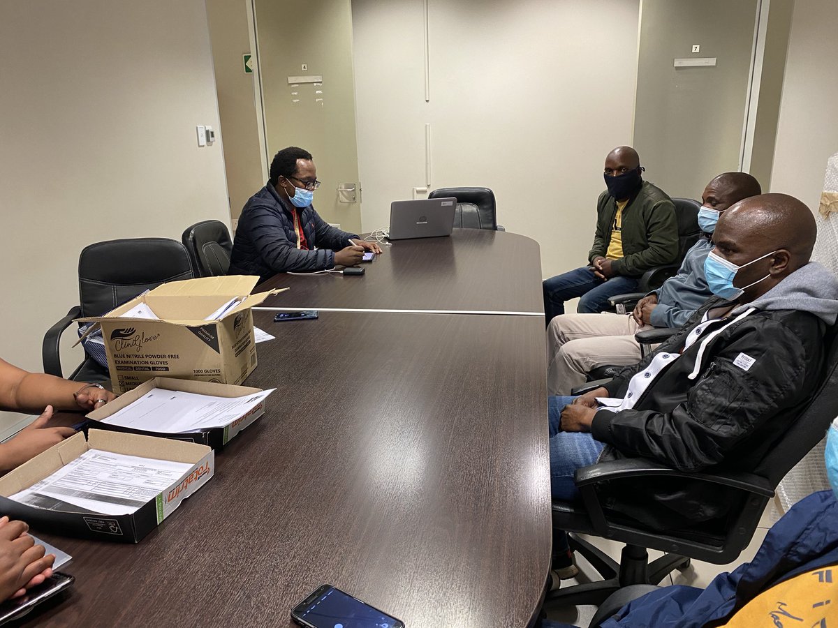 @EFFSouthAfrica was arleted that the #UIF|  #COVID19 TERS benefit claim wereNOT PAID OUT for April 2020 for approx 600 employees of Checkport(aka Eagle eye securities ) at OR TAMBO Airport. Working with Cmsr @MphoMorolane, we put pressure and they were all paid finally!