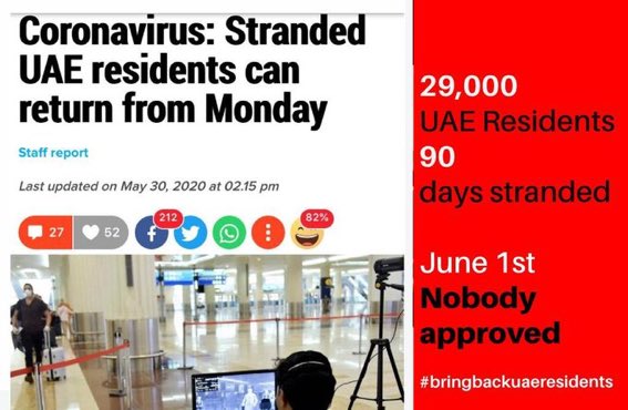 Poonam75300662's tweet photo. Promised approvals from 1st June! Residents await answers to thousands of plea. Allow entry without approvals-please reunite families #bringbackuaeresidents @ICAUAE @gulf_news @HamdanMohammed @TheNationalUAE @MoFAICUAE @ForHHKhalifa @rohanrbhatia02 https://t.co/E6QlEHR1BO
