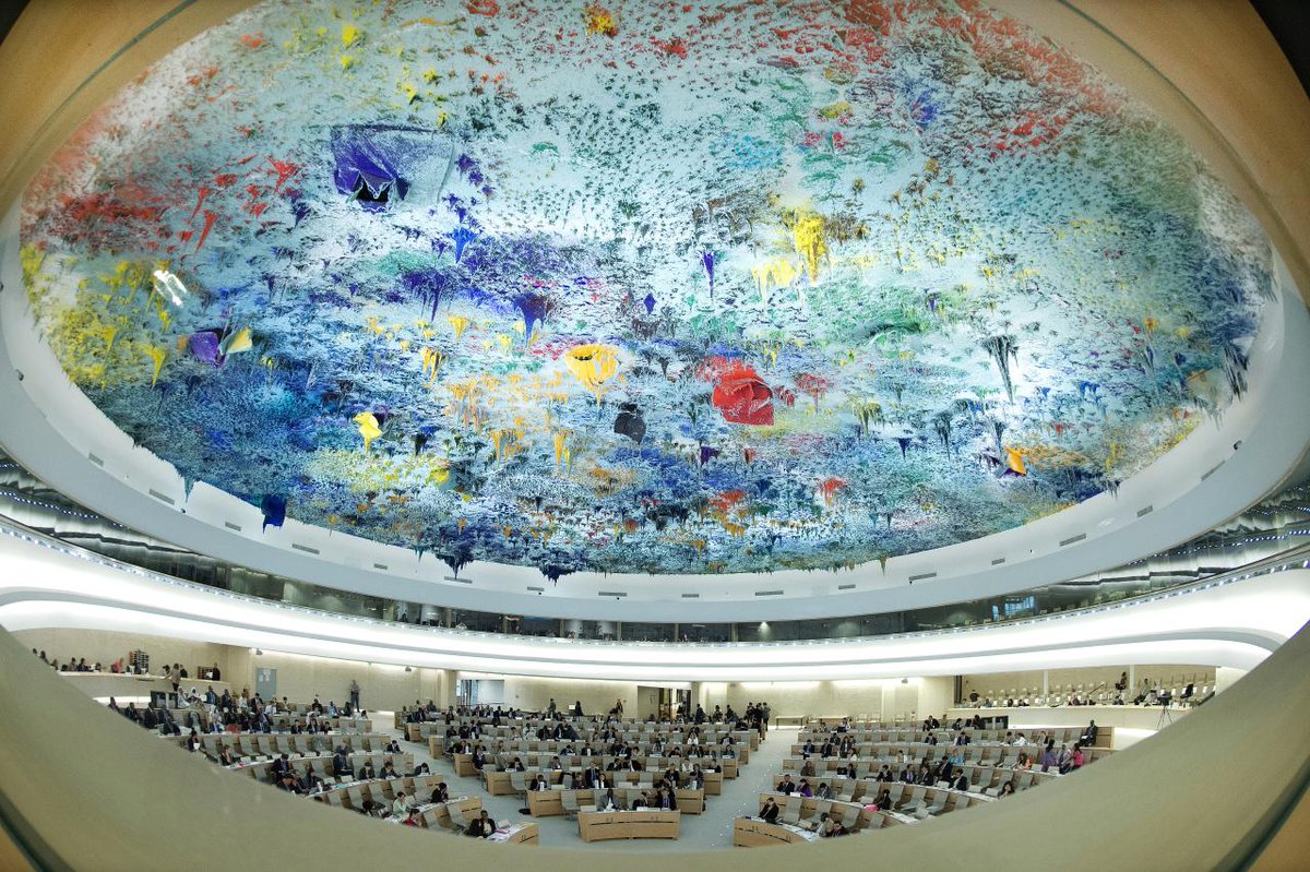 We welcome @UN_HRC President’s statement on HR implications of #COVID19. Viruses don’t respect borders & come to test our resilience. We should consolidate solidarity & trust between nations & people to make the response efficient & effective #AMinHRC