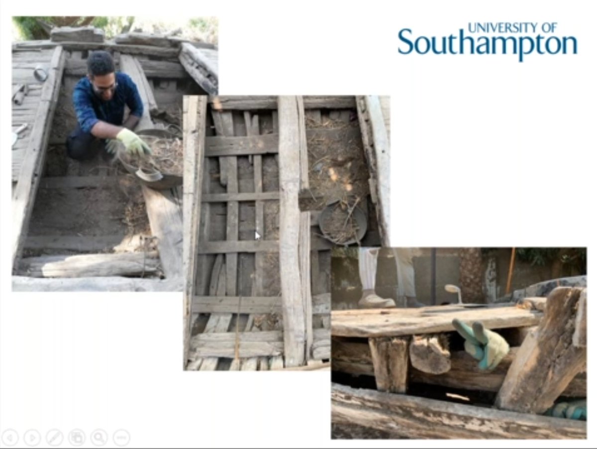 The boat geek in me is absolutely loving @sotonarch PhD candidate @ziad_morsy's #CovEDTalk on the #TradEGY of Nile Boats! If you miss it tonight, you can catch up next week on the @NautArchSoc  @YouTube channel - way to go Ziad!! 🇪🇬💦⛵️
#ethnoarch #tradboats #TradboatHeritage