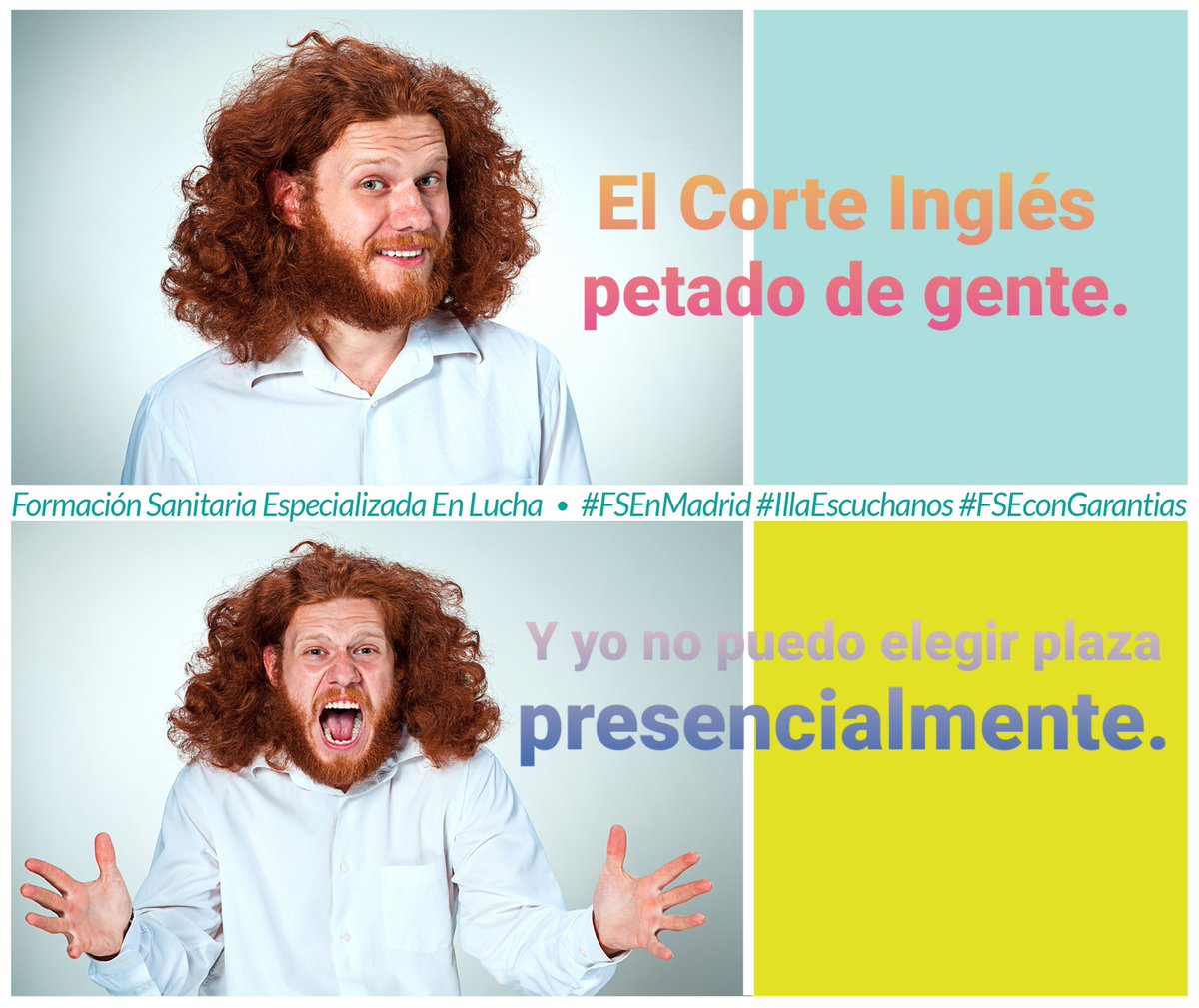 Por una ELECCIÓN de plaza (MIR, FIR, BIR, EIR, PIR, FQIR, QIR) con GARANTÍAS: En la sede del Ministerio De Sanidad (Madrid) con turnos reducidos y medidas higiénicas, porque en JULIO es POSIBLE !!!

#FSEnMadrid 
#IllaEscuchanos 
#FSEconGarantias
<a href="/salvadorilla/">Salvador Illa Roca</a> <a href="/sanidadgob/">Ministerio de Sanidad</a>