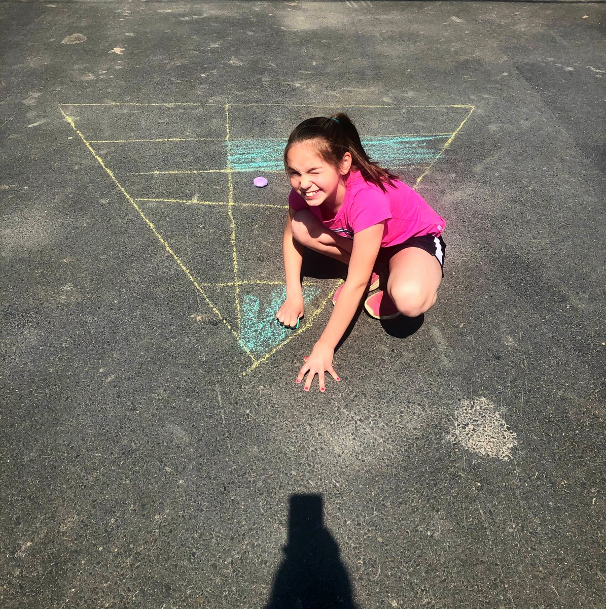 C and her sister L participated in the "Sidewalk Chalk Code Game" from Brilliant Labs. Looks like they designed a fun coding game! Lots of learning happening here! Way to go girls :-)  <a href="/ICSColliers/">ImmaculateConception</a>