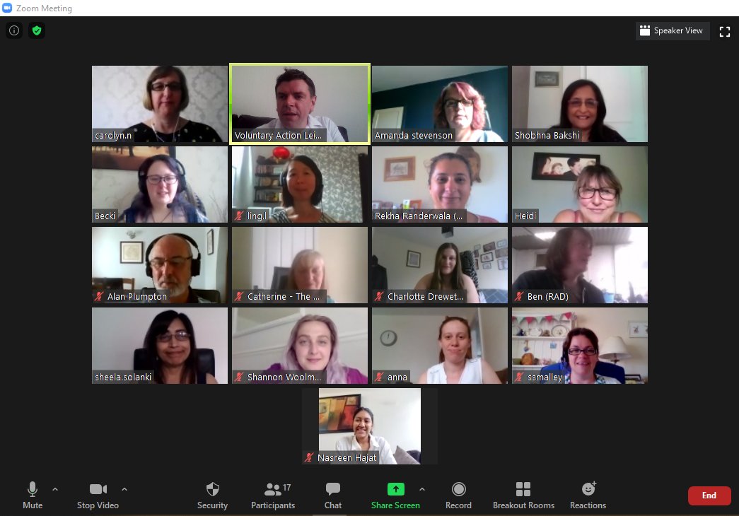 DaveCliffeLeics's tweet photo. We had a fantastic #Volunteering Network and Learn Session on Zoom this morning. Thanks to all who attended and special thanks to speakers Dave Andrews, Deputy Lieutenant of Leicestershire and Charlotte Drewett from @NCS @Carolynjn_VAL  @AnnaB_VAL @valonline #VolunteersWeek2020 https://t.co/UTpDla8O7P