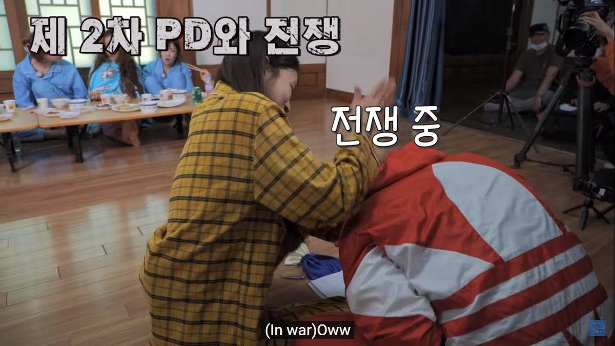 mijoo was stubbornly naughty the whole episode, she's always got into fight with the pd lmao