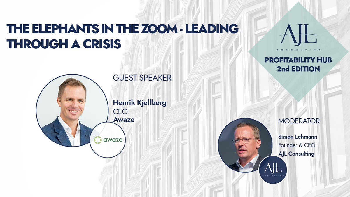 During the latest #AJLprofitabilityHUB we had the pleasure to have a chat with <a href="/henrikkjellberg/">Henrik Kjellberg</a> CEO of Awaze. In this video he discusses the importance of having the right #distribution mix. Check out the full interview here: bit.ly/3gIdv3T

#propertymanagement