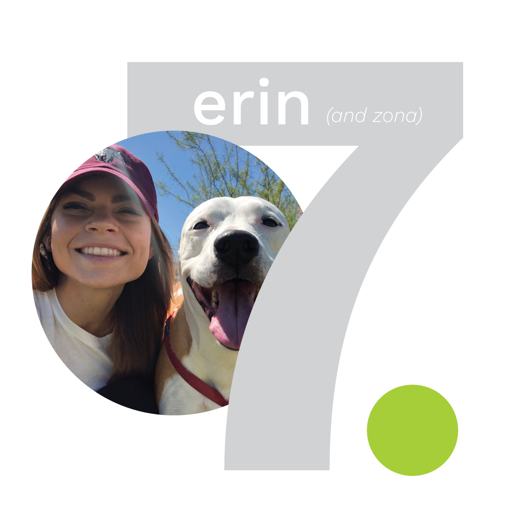 7 years ago we swooped you up from the ASU Design School and didn't let go. Cheers to 7 years - couldn't imagine this family without you!