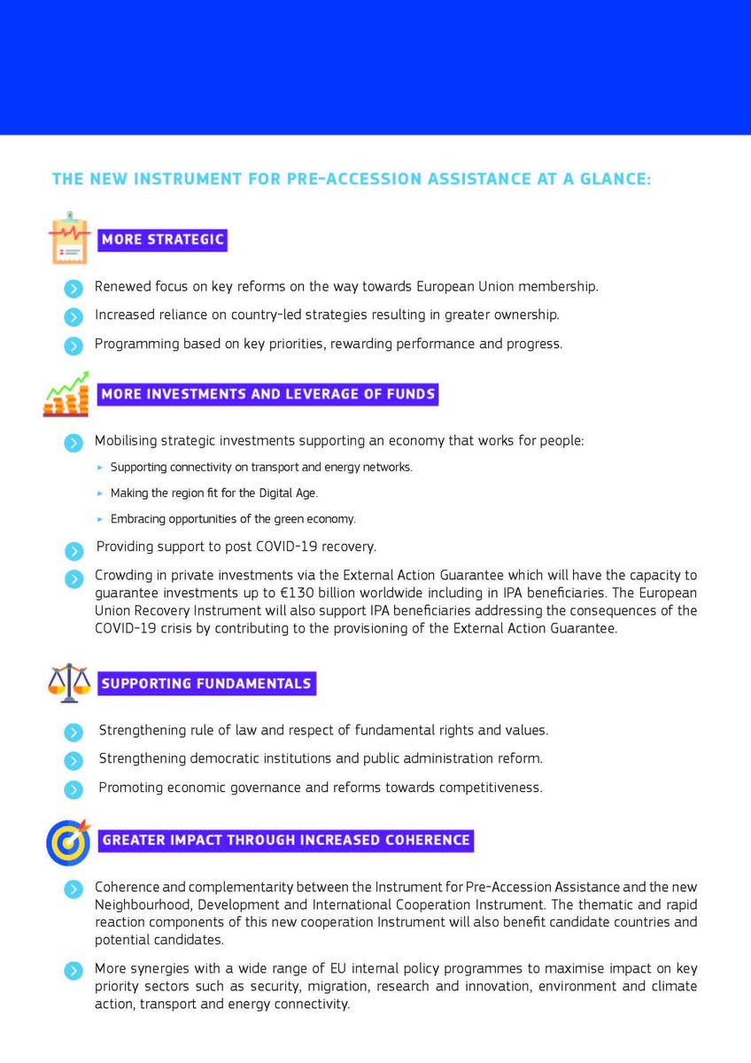 eu_enlargement_'s tweet photo. Curious🤔to find out more about the🇪🇺 @EU_Commission’s proposal for the Instrument for Pre-accession Assistance #IPA for the next #EUBudget❓

Then check out🧐the below👇🏻factsheet for all details❗️

#StrongerTogether #EUBudget #NextGenerationEU https://t.co/wqZ3pYdflc