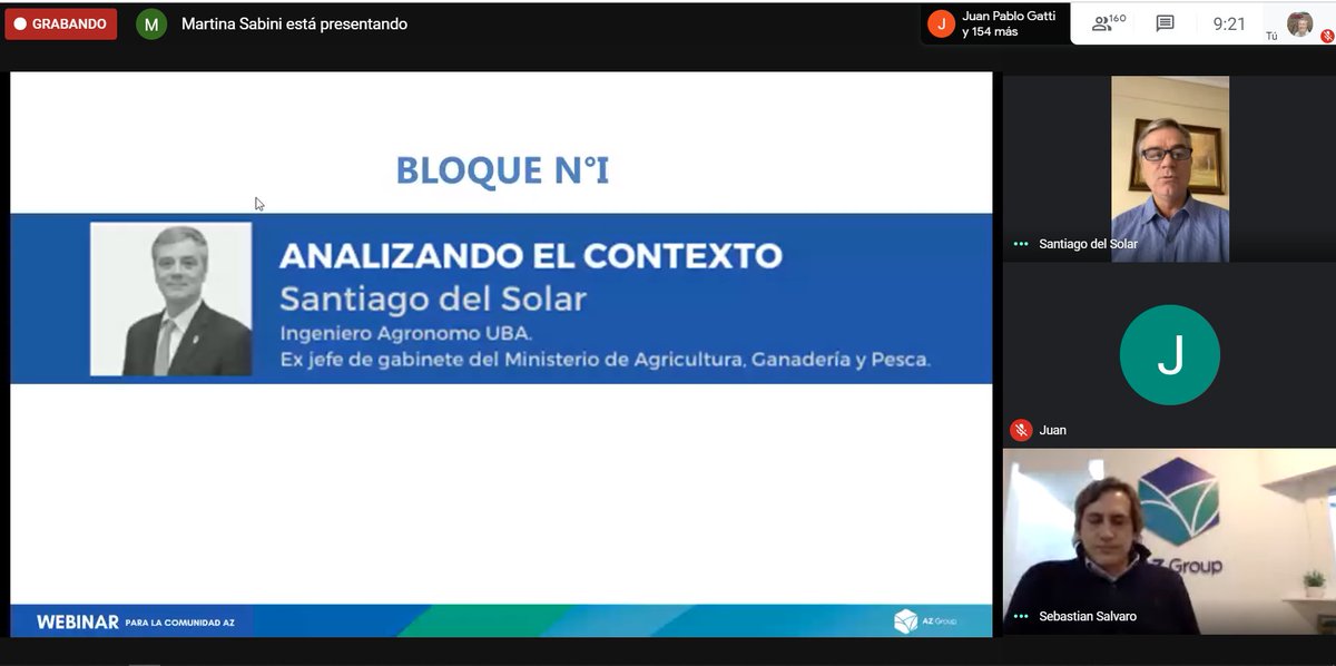PecoAz's tweet photo. Escuchando a @Santiagodelsola en la @gotowebinar de #AZGroup coordinada por @SebasSalvaro #Agroindustria #Campo https://t.co/eS48b9VcRv