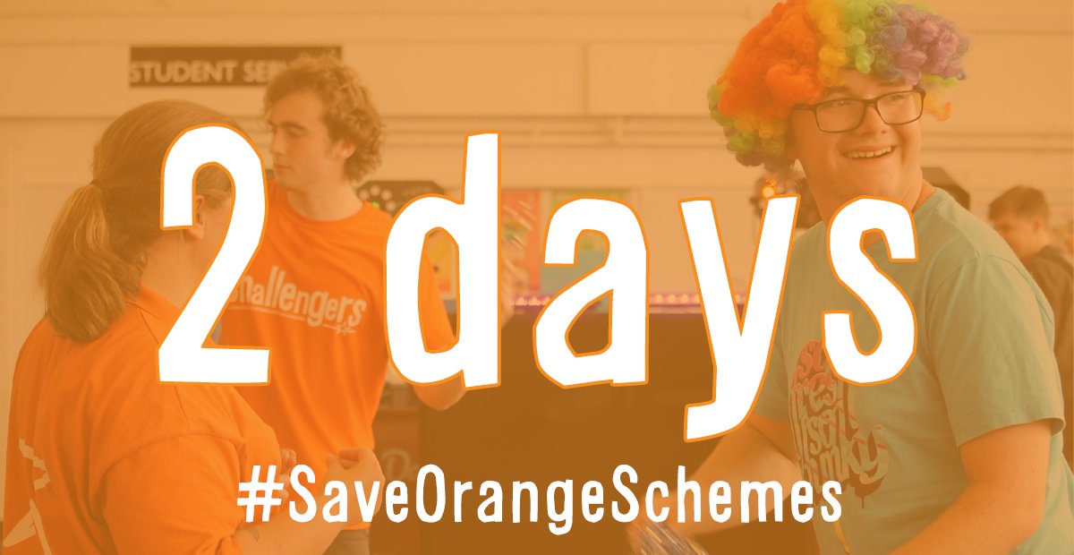 D_Challengers's tweet photo. This pandemic has been tough for all of us, not least for the disabled young people and families who could remain isolated long after lockdown is lifted. With 2 days left of our emergency appeal, please help us #SaveOrangeSchemes
https://t.co/cb436Hb9bn https://t.co/Nayn27qyov