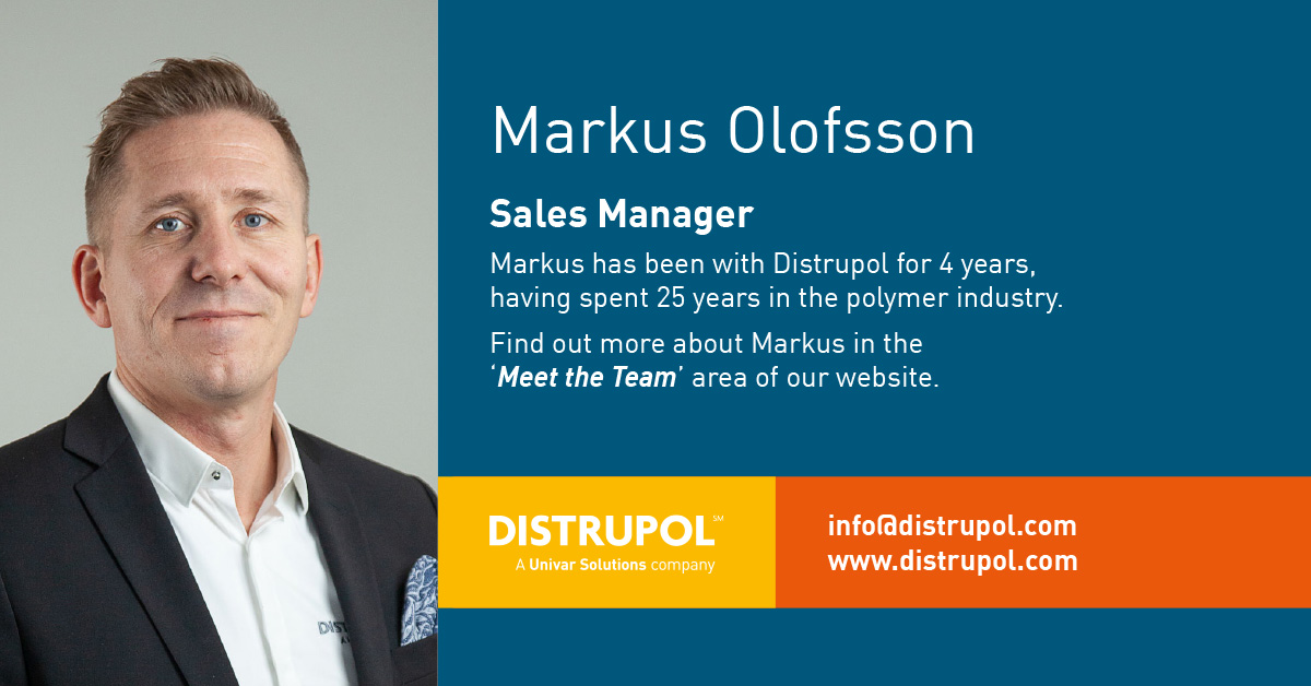 Distrupol's tweet image. Distrupol is proud to introduce our Nordic Sales Team, to find out more about Markus Olofsson and the team, please visit the 'Meet the Team' area of our website.
#distrupol #meettheteam

distrupol.com/meet-the-team.…
