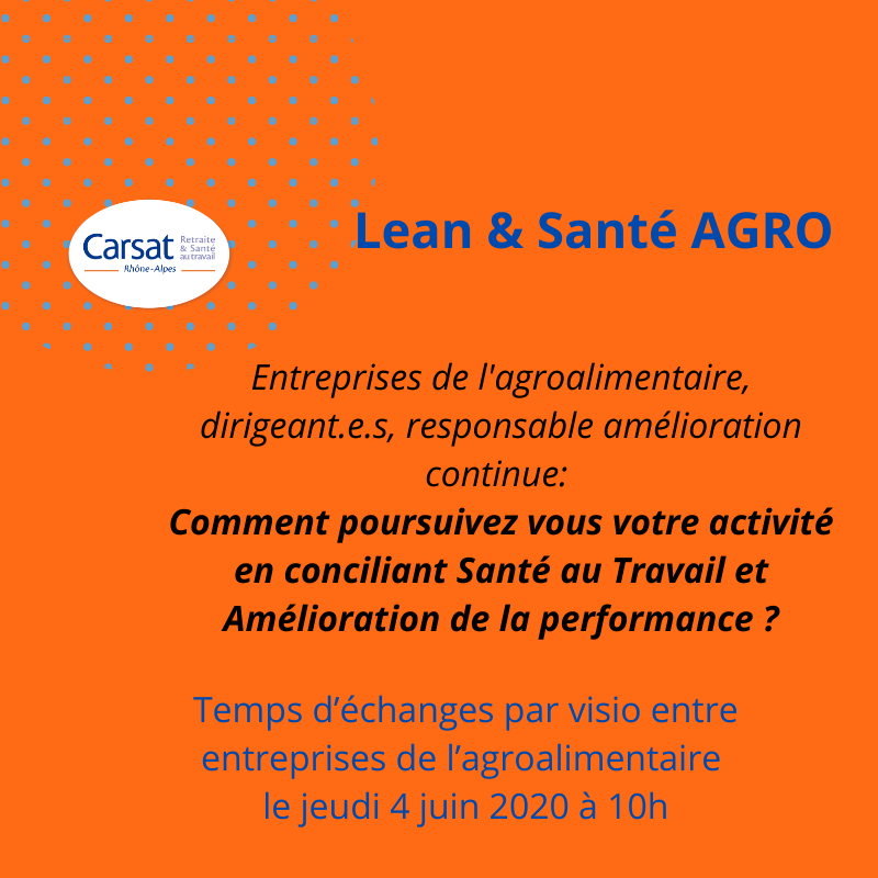 Carsat_RA's tweet photo. 📌Dans le cadre du programme Lean&amp;Santé AGRO @Carsat_RA &amp; #RhoneAlpesGourmand mobilisent les #Entreprises de l'#Agroalimentaire pour un accompagnement collectif en #Prévention🤝Une nouvelle offre de service en visio du programme Prevention&amp;Performance➡️https://t.co/7lUfLoeaxr https://t.co/iN7IfDVgcg