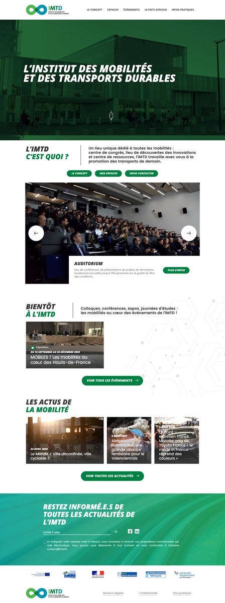 BAptitude's tweet photo. Nouveau site web pour l'IMTD.
(L'Institut des Mobilités et des Transports Durables)
Pour voir leur nouveau site web : https://t.co/fFgAF4DpVf https://t.co/yGOoK7iW9s